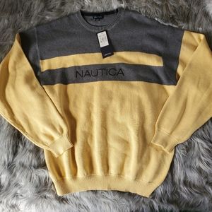 Nautica Longsleeve Yellow Pullover Sweater